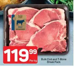 Pick n Pay Bulk Club and T-Bone Steak Pack offer