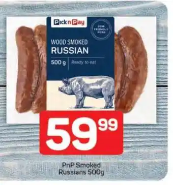 Pick n Pay PnP Smoked Russians 500g offer