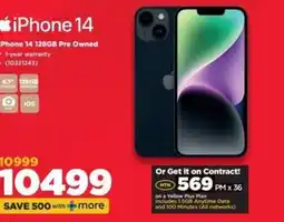 HiFi Corp iPhone 14 128GB Pre Owned offer