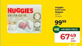 Baby City Huggies Extra Care Nappies offer