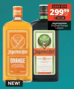 Liquor Shop Jagermeister Original/ Orange Liqueur offer