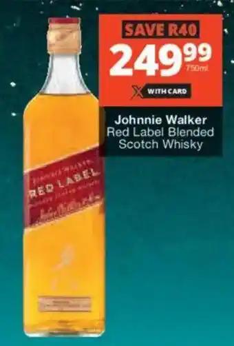 Liquor Shop Johnnie Walker Red Label Blended Scotch Whisky offer