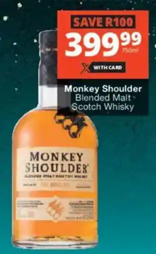 Liquor Shop Monkey Shoulder Blended Malt Scotch Whisky offer