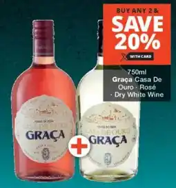 Liquor Shop Graça Casa De Ouro, Rosé, Dry White Wine offer