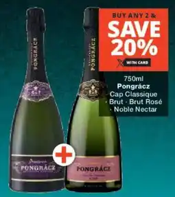 Liquor Shop Pongrácz Cap Classique, Brut, Brut Rosé, Noble Nectar offer