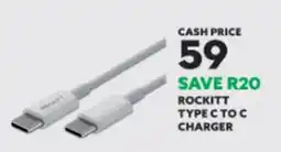 Ackermans Rockitt type c to c charger offer