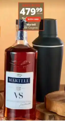 Checkers Liquor Shop Martell VS Cognac offer