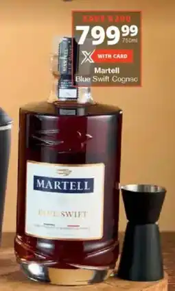 Checkers Liquor Shop Martell Blue Swift Cognac offer