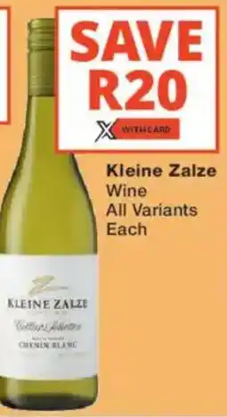 Checkers Liquor Shop Kleine Zalze Wine All Variants offer