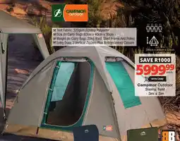 Checkers Campmor Outdoor Sierra Tent offer