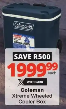 Checkers Coleman Xtreme Wheeled Cooler Box offer