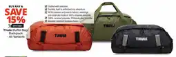 Checkers Thule Duffel Bag/ Backpack offer