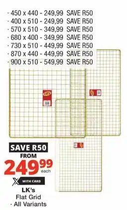 Checkers LK's Flat Grid offer