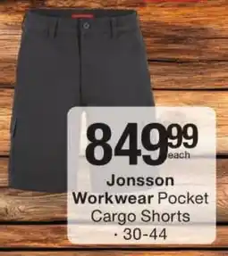 Checkers Jonsson Workwear Pocket Cargo Shorts offer