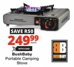 Checkers BushBaby Portable Camping Stove offer