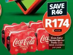 Checkers Hyper Coca-Cola/ Stoney/ Sprite/ Fanta Cold Drink offer