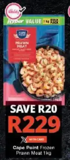 Checkers Hyper Cape Point Frozen Prawn Meat offer