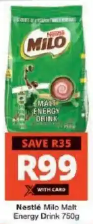 Checkers Hyper Nestlé Milo Malt Energy Drink offer