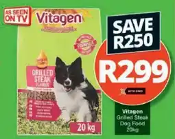 Checkers Hyper Vitagen Grilled Steak Dog Food offer