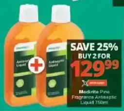 Checkers Hyper Medirite Pine Fragrance Antiseptic Liquid offer