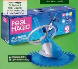 Checkers Hyper Pool Magic Splasher II Pool Cleaner Combination Set offer