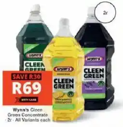 Checkers Hyper Wynn's Cleen Green Concentrate offer