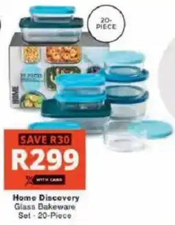 Checkers Hyper Home Discovery Glass Bakeware Set offer