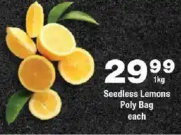 OK urban Seedless Lemons Poly Bag offer