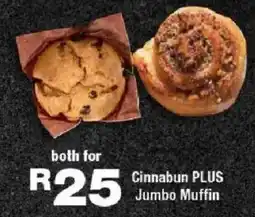 OK urban Cinnabun plus Jumbo Muffin offer