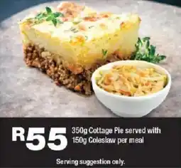OK urban Cottage Pie served with Coleslaw offer