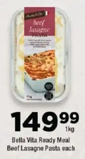 OK urban Bella Vita Ready Meal Beef Lasagne Pasta offer