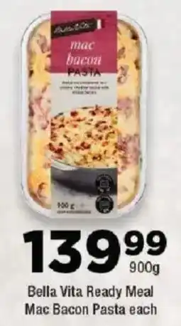 OK urban Bella Vita Ready Meal Mac Bacon Pasta offer