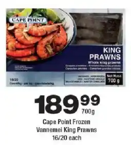 OK urban Cape Point Frozen Vannemei King Prawns offer