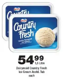 OK urban Dairymaid Country Fresh Ice Cream Tub offer
