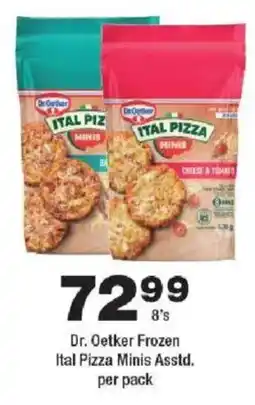 OK urban Dr. Oetker Frozen Ital Pizza Minis offer