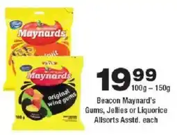OK urban Beacon Maynard's Gums, Jellies or Liquorice Allsorts offer
