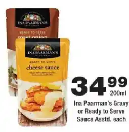 OK urban Ina Paarman's Gravy or Ready to Serve Sauce offer