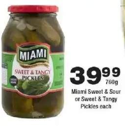 OK urban Miami Sweet & Sour or Sweet & Tangy Pickles offer