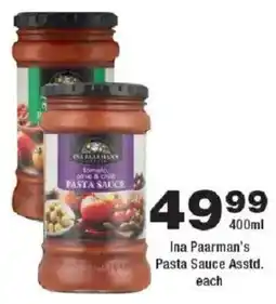 OK urban Ina Paarman's Pasta Sauce offer