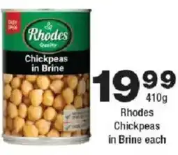 OK urban Rhodes Chickpeas in Brine offer