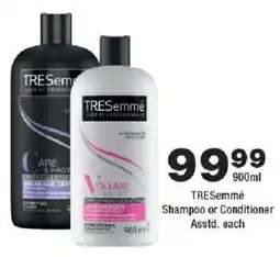 OK urban TRESemmé Shampoo or Conditioner offer