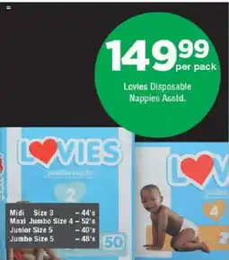 OK urban Lovies Disposable Nappies offer