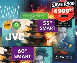 Checkers JVC 55" QLED Android TV offer