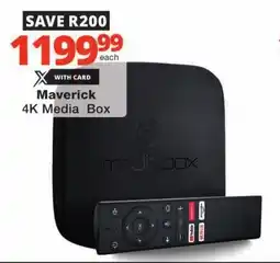 Checkers Maverick 4K Media Box offer