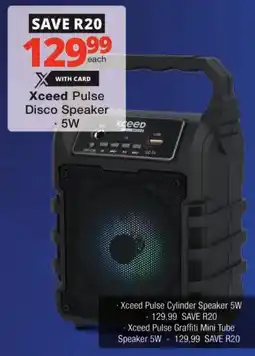 Checkers Xceed Pulse Disco Speaker offer