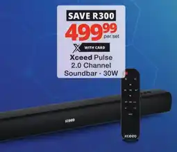 Checkers Xceed Pulse 2.0 Channel Soundbar offer