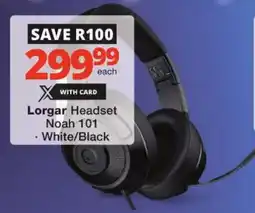 Checkers Lorgar Headset Noah 101 offer