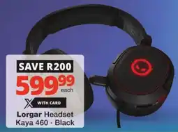 Checkers Lorgar Headset Kaya 460 offer
