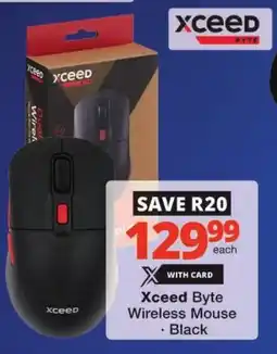 Checkers Xceed Byte Wireless Mouse offer