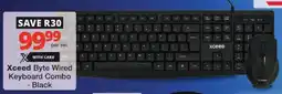 Checkers Xceed Byte Wired Keyboard Combo offer